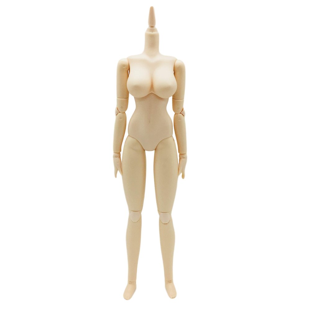 1/6 Scale Obitsu 10.6 inches Female Body 27BD-F07W PVC Bust L Size Whity Skin Color