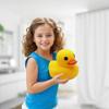 XL Jumbo Large Rubber Duck Bath Toy - No Hole Giant Duck, Waterproof Big Duckie Baby Shower Water Toy Without Hole for Kids Home, Decor, Party Gift 8-Inches (Yellow) view 3
