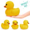 XL Jumbo Large Rubber Duck Bath Toy - No Hole Giant Duck, Waterproof Big Duckie Baby Shower Water Toy Without Hole for Kids Home, Decor, Party Gift 8-Inches (Yellow) view 4