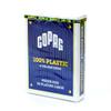 Copag 4 Colour 100% Plastic Playing Cards Poker Size Jumbo Index (Blue Back) view 2