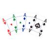 Copag 4 Colour 100% Plastic Playing Cards Poker Size Jumbo Index (Blue Back) view 3