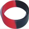 500 Youth Size Red and Black Wristbands for Kids Silicone Bracelets view 1