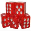 25 Translucent Color 16mm Casino Dice - Choose Color! view 1
