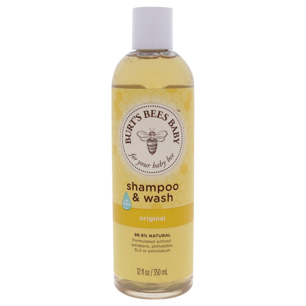 Burt's Bees Baby Shampoo & Wash, Original Tear Free Baby Soap - 12 Ounce Bottle