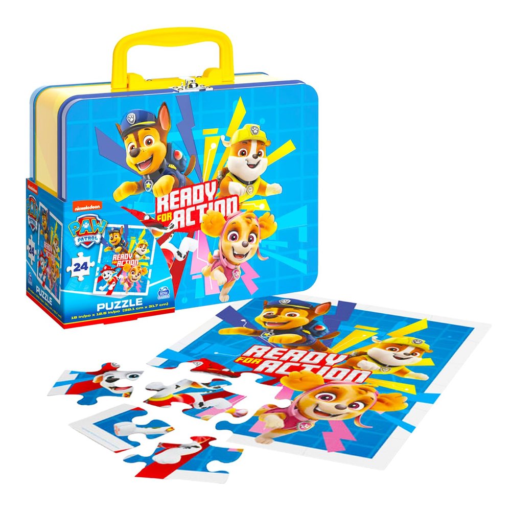 PAW Patrol 24-Piece Puzzle in Tin With Handle