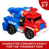 Transformers Playskool Heroes Rescue Bots Optimus Prime, 4.5-Inch Action Figure, Kids Converting Robot Toy, Ages 3+ (Amazon Exclusive) view 3