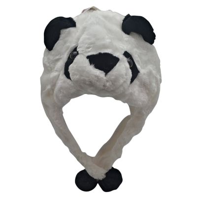 Animal Hats Plush for Kids - 'Assorted Hat-imals Critter Cap Cold Weather Winter Hat (Panda)