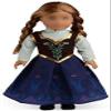 Sweet Dolly Doll Clothes Princess Dress Queen Costumes for 18 Inch Doll view 4