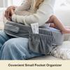 My Brest Friend Nursing Pillow - Deluxe - Enhanced Comfort w/ Slipcover - Ergonomic Breastfeeding Pillow For Ultimate Support For Mom & Baby - Adjustable Pillow W/ Handy Side Pocket, Evening Grey view 2