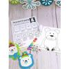 Cute Mini Polar Bear Erasers by Fun Express - Variety of Colors - Erasers - Winter - 144 Pieces view 3