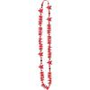 Amscan 39856.4"Happy New Year" Red Bead Necklace, 1ct view 2