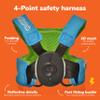 Trunki Toddler Leash - Fuss Free Toddler Walking Reins & Kids Safety Harness | Baby Leash for Kids  Bert Bear (Blue) view 2