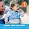 Trunki Toddler Leash - Fuss Free Toddler Walking Reins & Kids Safety Harness | Baby Leash for Kids  Bert Bear (Blue) view 4