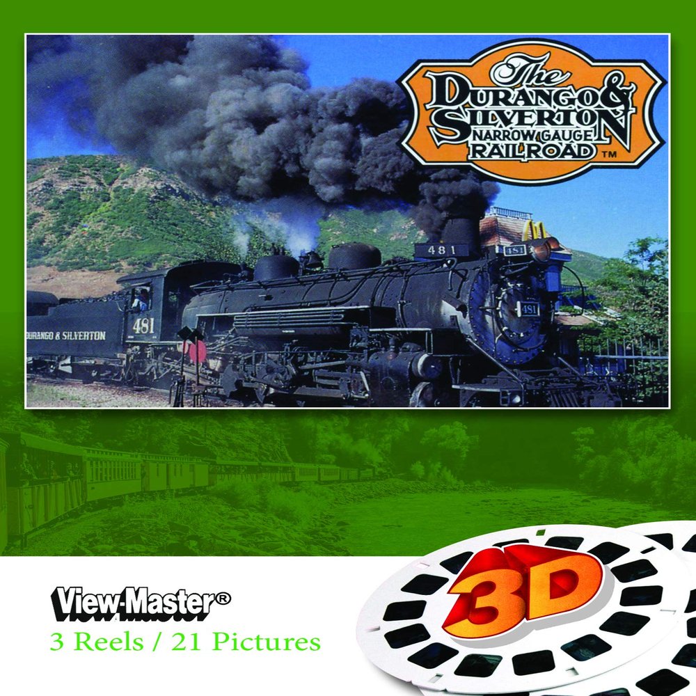 Durango Silverton Narrow Guage Railroad - Classic ViewMaster 3 Reel Set