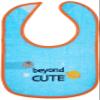 Luvable Friends Unisex Baby Cotton Terry Drooler Bibs with PEVA Back, Blue Rocket, One Size view 2