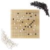 Go Set with Natural Wood Board | Portable 29 x 29cm (11.4" x 11.4") Set | Complete Set of 361 Stones | 19x19 Grid Layout, Portable Size for Travel | 2-Player - Classic Chinese Strategy Board Game view 3