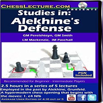 Studies in: Alekhine's Defense - Chess Lecture - Volume 145 Chess DVD
