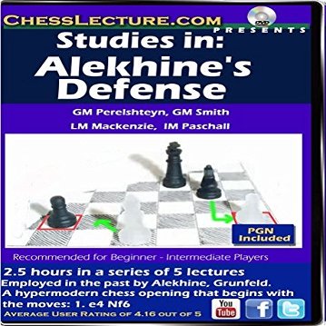 Studies in: Alekhine's Defense - Chess Lecture - Volume 145 Chess DVD