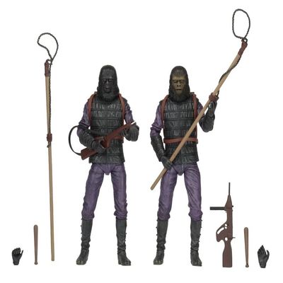 NECA Star Images 7-Inch Planet of The Apes Gorilla Soldier Action Figure (Pack of 2)