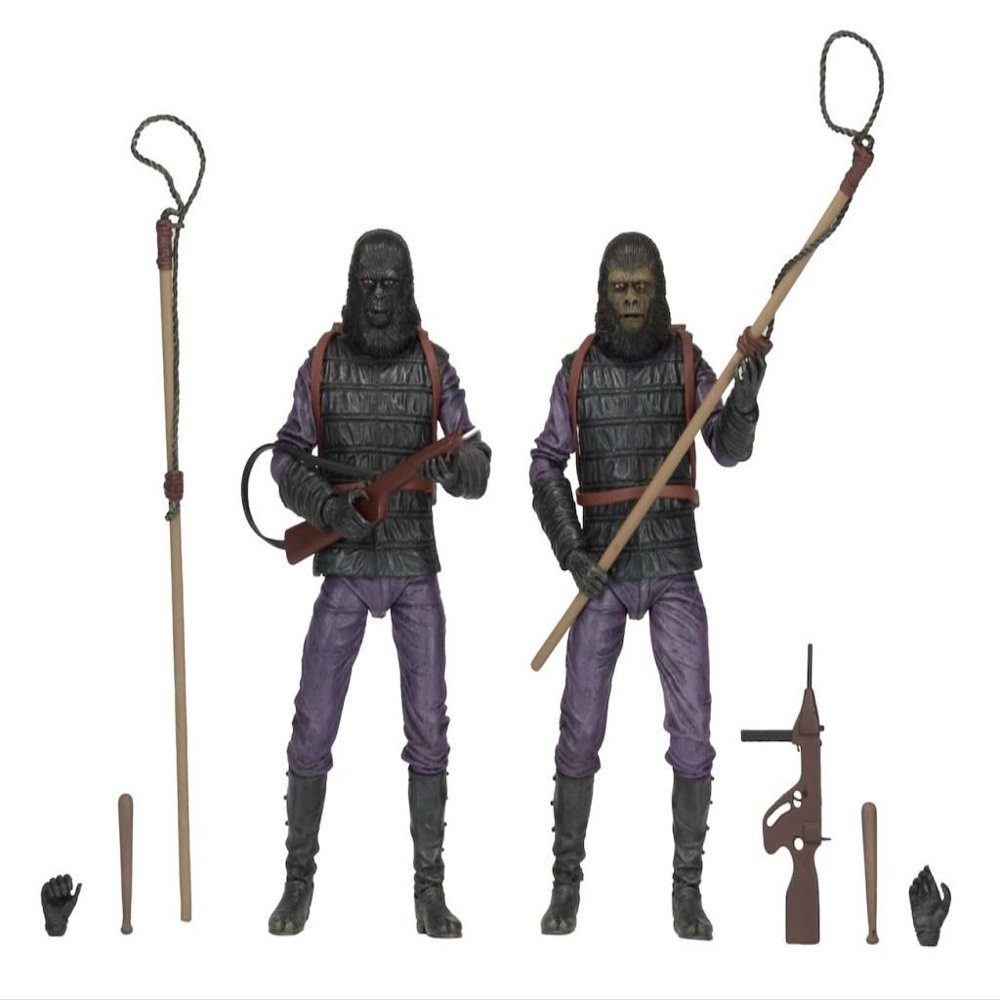 NECA Star Images 7-Inch Planet of The Apes Gorilla Soldier Action Figure (Pack of 2)