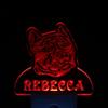 ADVPRO ws1078-tm Pit Bull Dog Personalized Night Light Name Day/Night Sensor LED Sign view 2