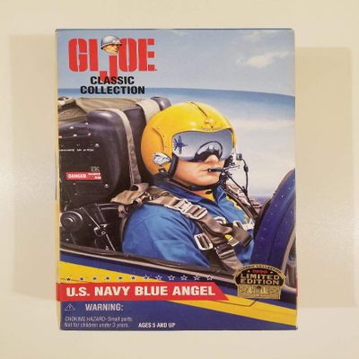 12" GI Joe Classic Collection U.S. Navy Blue Angel Pilot Caucasian Action Figure (1998 Hasbro) by Hasbro