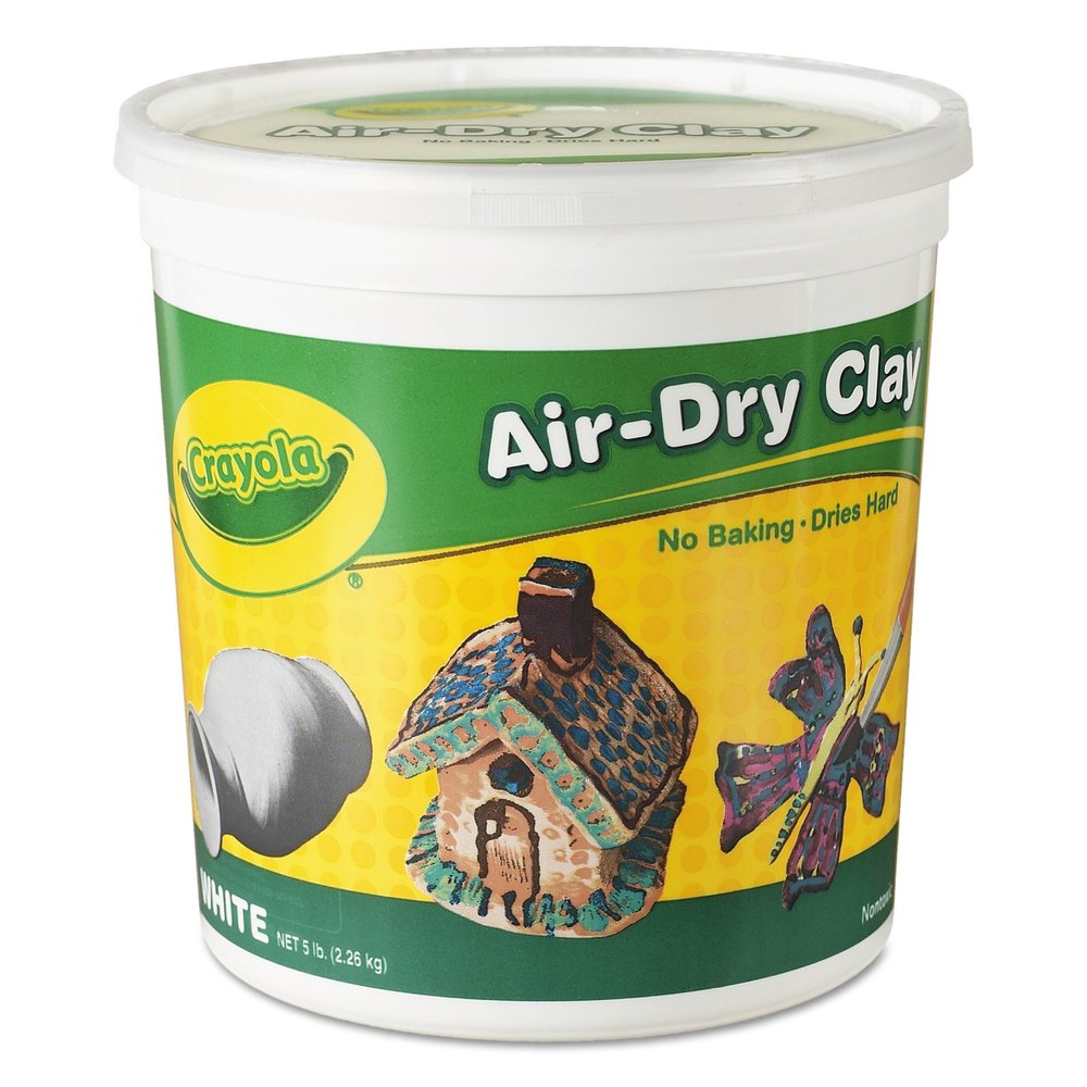 CRAYOLA LLC CRAYOLA AIR DRY CLAY 5 LBS WHITE (Set of 6)