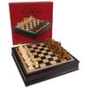 Kavi Inlaid Wood Chess Board Game with Weighted Wooden Pieces, Large 18 x 18 Inch Set view 1