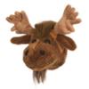 CARSTENS, INC. Woodland Nursery Dcor Plush Trophy Wall Mount Head, Moose, Small view 1
