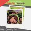 Garden of Eden Felt Story Set | 10 PRECUT & Ready to Play Colorful & DURABLE Felt Pieces for Toddlers, Preschool & Kindergarten | REUSABLE Felt Board Stories view 4
