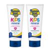 Banana Boat 100% Mineral Kids Sunscreen Lotion SPF 50, Twin Pack | Banana Boat Mineral Sunscreen for Kids, Childrens Sunblock SPF 50, Oxybenzone Free, 6Fl Oz each (Pack of 2) view 1