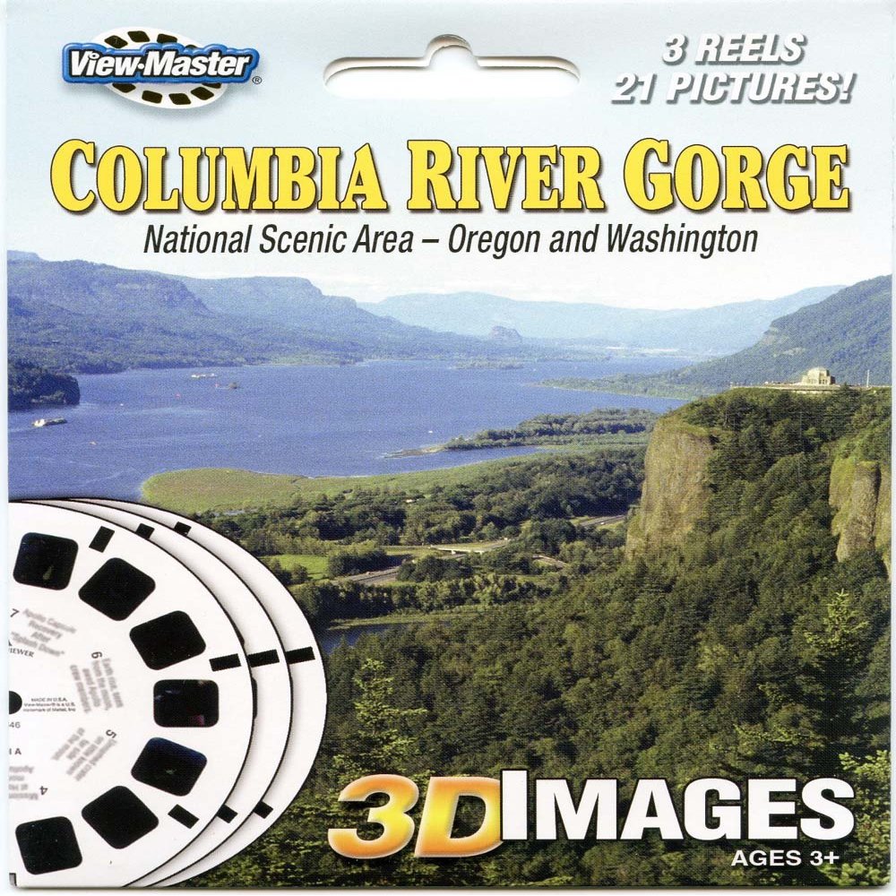 Columbia River Gorge Nationaol Scenic Area - ViewMaster Reels 3D - Unsold Store Stock - Never Opened