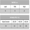 MWPR70-20 70x70x20mm heat sink with push pin view 2