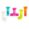 Boon Pipes Toddler Bath Toys - Interactive Toddler Sensory Toys - Suction Bath Toys for Hand Eye Coordination and Fine Motor Skills - Multicolored - 5 Count- Ages 12 Months and Up view 1