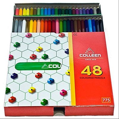 Colleen Colored Pencils Hexagon Set 48 Colors