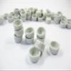 10 White Round Souffles Bowl Dolls House Miniature Ceramic Cup Cake 11962 view 4