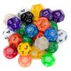 25 Pack of Random D12 Polyhedral Dice in Multiple Colors by Wiz Dice view 1