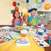 Fun Express Paint Splatter Tablecloth Roll, Disposable Plastic - 100 feet Long - Art Party Decorations and Supplies - VBS Vacation Bible School Supplies/Decor view 2