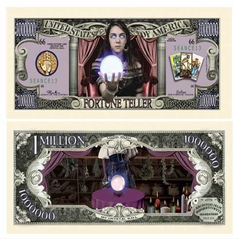 American Art Classics Pack of 10 - The Fortune Teller Million Dollar Bill