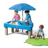 Step2 Cascading Cove Sand and Water Table, Kids Activity Sensory Playset, Comes with Umbrella, Summer Outdoor Toys, 7 Piece Toy Accessories, For Toddlers 1.5+ Years Old view 1