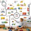 DECOWALL Transport Road Wall Decals Stickers Cars Trucks (SG3-1404P1405) view 1
