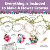 Creativity for Kids Flower Crowns Craft Kit - Create 4 Hair Accessories (Ages 7+) view 2