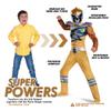 Disguise Gold Power Rangers Costume for Kids. Official Licensed Gold Ranger Dino Charge Classic Muscle Power Ranger Suit with Mask for Boys & Girls, Medium (7-8) view 2