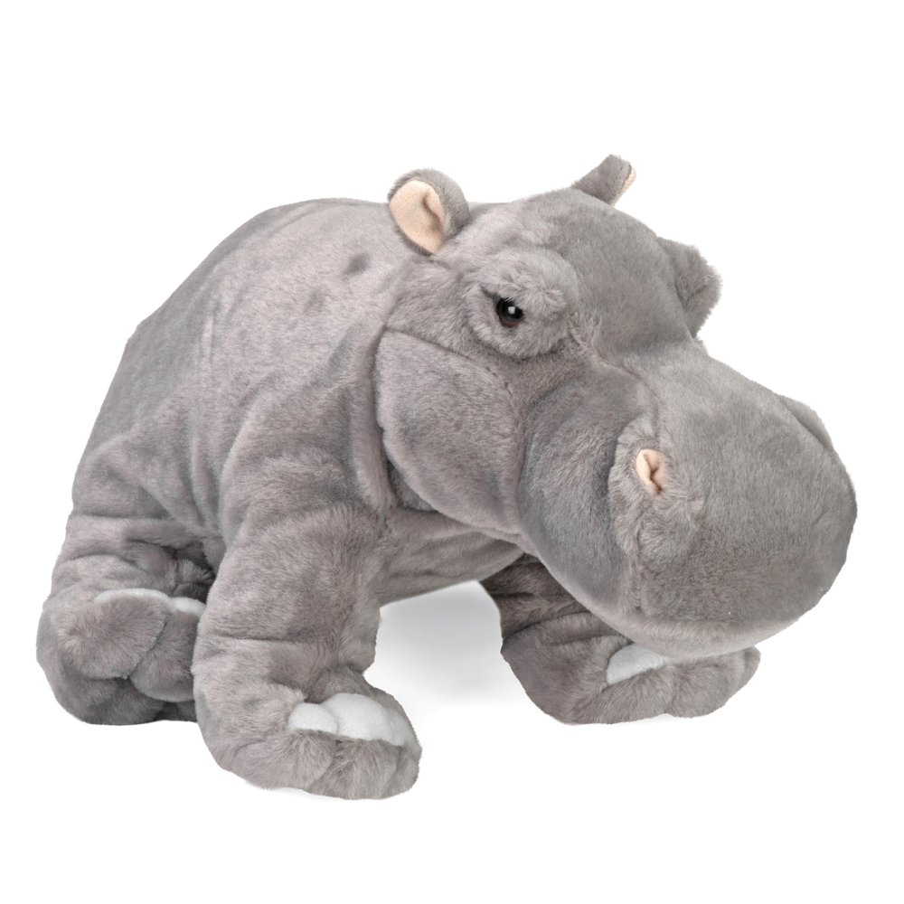 Wild Republic Hippo Plush, Stuffed Animal, Plush Toy, Gifts for Kids, Cuddlekins 12 Inches,Multi