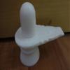 craftslook Natural White Stone Shivling 4" inch | Shivalingam Shivling Shiv Ling Idol Statue Figurine for Home Decor and Pooja Shiv Ling Idol Murti with Yoni Base for Pooja and Peaceful Meditation view 3