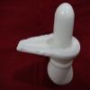 craftslook Natural White Stone Shivling 4" inch | Shivalingam Shivling Shiv Ling Idol Statue Figurine for Home Decor and Pooja Shiv Ling Idol Murti with Yoni Base for Pooja and Peaceful Meditation view 4