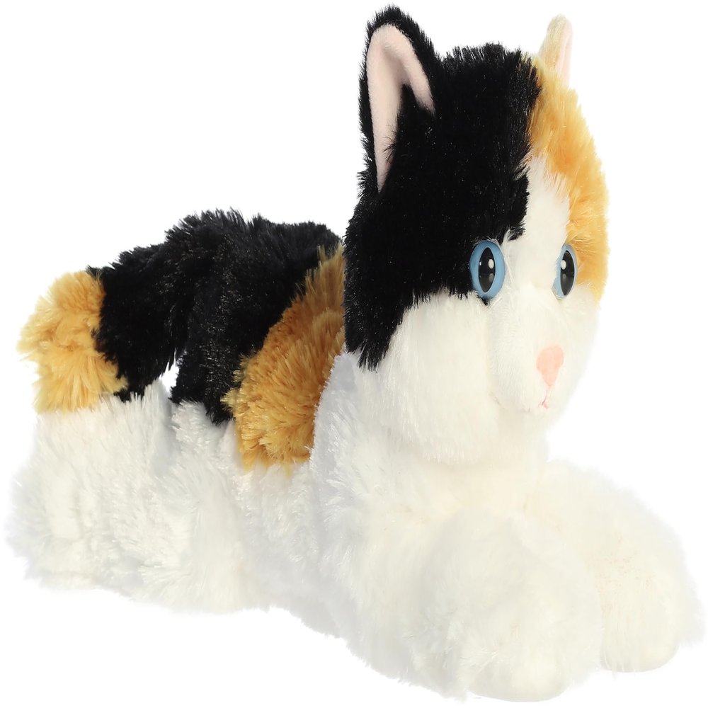 Aurora Adorable Flopsie Esmeralda Stuffed Animal - Used to Create Imaginative Play Adventures - Perfect for Birthdays, Kids and Adults, All Ages - White 12 Inches