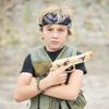 Commando Toy Play Set 5 Piece Military Toys for Kids Cowboy Sheriff Blaster with Holster and Adjustable Belt, Role Play Dress Up Halloween Costume Accessories view 2