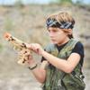 Commando Toy Play Set 5 Piece Military Toys for Kids Cowboy Sheriff Blaster with Holster and Adjustable Belt, Role Play Dress Up Halloween Costume Accessories view 3