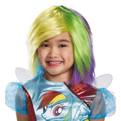 Disguise Rainbow Dash Wig Costume Child